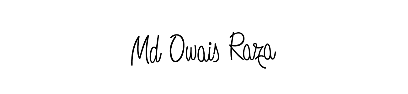 Design your own signature with our free online signature maker. With this signature software, you can create a handwritten (Angelique-Rose-font-FFP) signature for name Md Owais Raza. Md Owais Raza signature style 5 images and pictures png