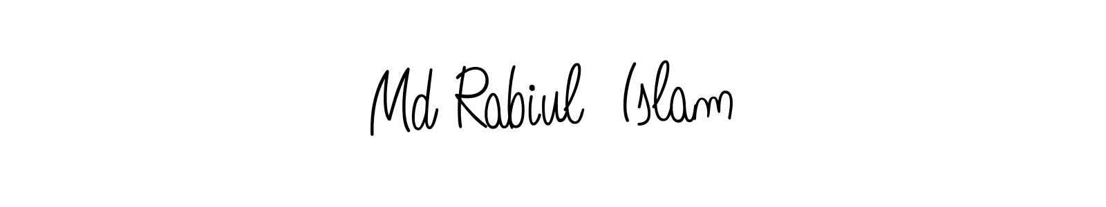 You can use this online signature creator to create a handwritten signature for the name Md Rabiul  Islam. This is the best online autograph maker. Md Rabiul  Islam signature style 5 images and pictures png