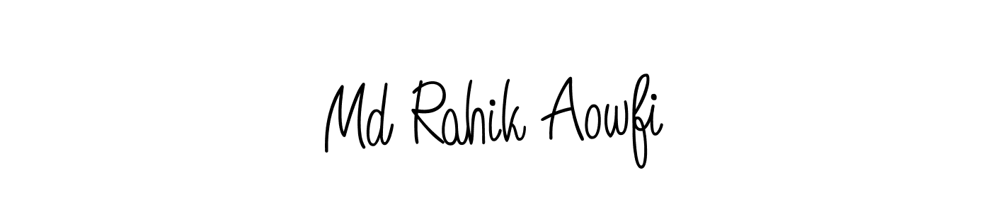 Once you've used our free online signature maker to create your best signature Angelique-Rose-font-FFP style, it's time to enjoy all of the benefits that Md Rahik Aowfi name signing documents. Md Rahik Aowfi signature style 5 images and pictures png