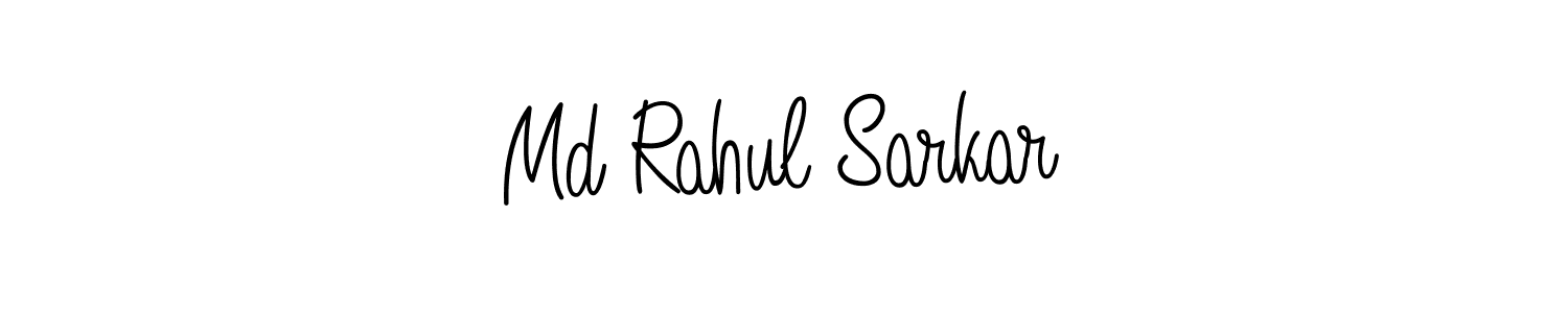 Use a signature maker to create a handwritten signature online. With this signature software, you can design (Angelique-Rose-font-FFP) your own signature for name Md Rahul Sarkar. Md Rahul Sarkar signature style 5 images and pictures png