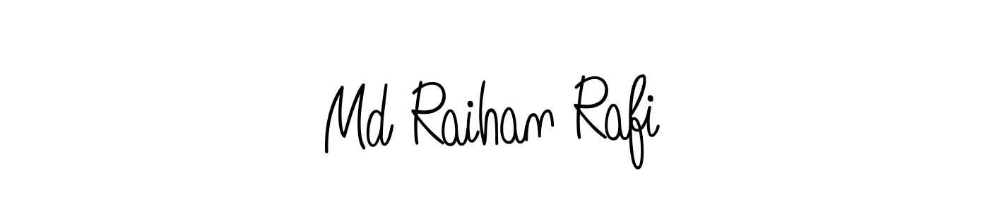 How to make Md Raihan Rafi name signature. Use Angelique-Rose-font-FFP style for creating short signs online. This is the latest handwritten sign. Md Raihan Rafi signature style 5 images and pictures png