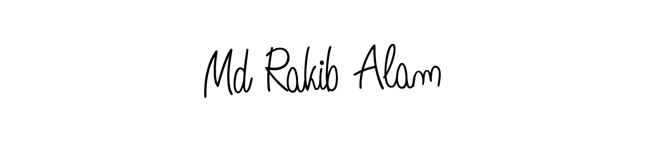 How to make Md Rakib Alam name signature. Use Angelique-Rose-font-FFP style for creating short signs online. This is the latest handwritten sign. Md Rakib Alam signature style 5 images and pictures png