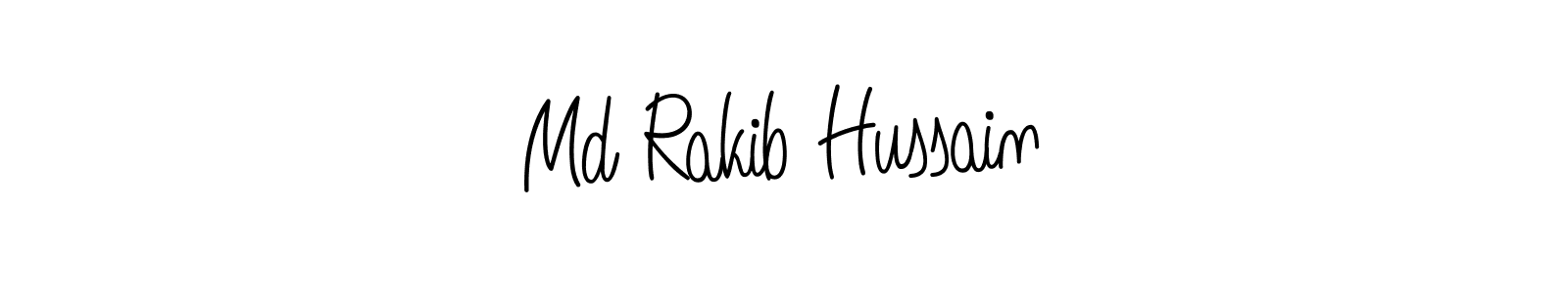 The best way (Angelique-Rose-font-FFP) to make a short signature is to pick only two or three words in your name. The name Md Rakib Hussain include a total of six letters. For converting this name. Md Rakib Hussain signature style 5 images and pictures png