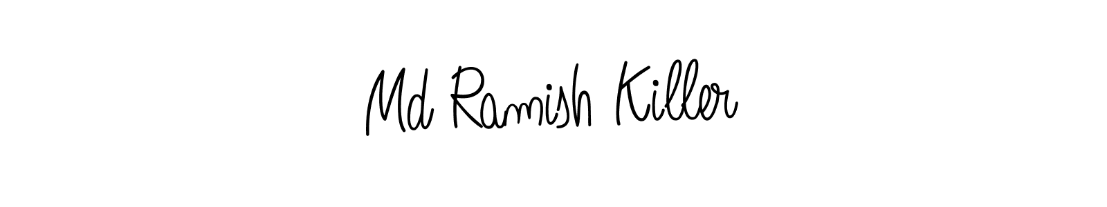 Here are the top 10 professional signature styles for the name Md Ramish Killer. These are the best autograph styles you can use for your name. Md Ramish Killer signature style 5 images and pictures png