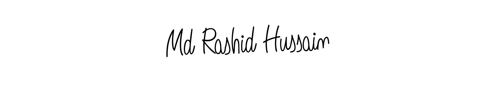 Create a beautiful signature design for name Md Rashid Hussain. With this signature (Angelique-Rose-font-FFP) fonts, you can make a handwritten signature for free. Md Rashid Hussain signature style 5 images and pictures png