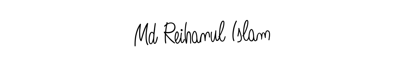 Make a beautiful signature design for name Md Reihanul Islam. With this signature (Angelique-Rose-font-FFP) style, you can create a handwritten signature for free. Md Reihanul Islam signature style 5 images and pictures png