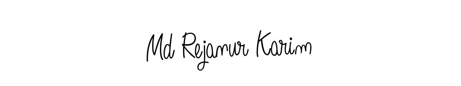 Angelique-Rose-font-FFP is a professional signature style that is perfect for those who want to add a touch of class to their signature. It is also a great choice for those who want to make their signature more unique. Get Md Rejanur Karim name to fancy signature for free. Md Rejanur Karim signature style 5 images and pictures png