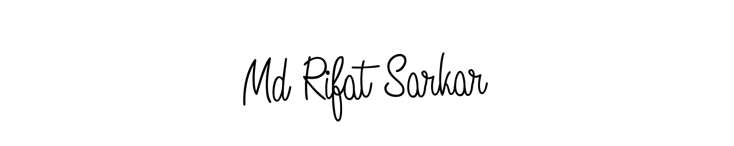 Similarly Angelique-Rose-font-FFP is the best handwritten signature design. Signature creator online .You can use it as an online autograph creator for name Md Rifat Sarkar. Md Rifat Sarkar signature style 5 images and pictures png