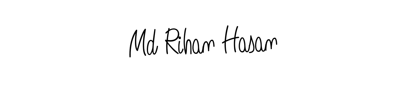 Make a short Md Rihan Hasan signature style. Manage your documents anywhere anytime using Angelique-Rose-font-FFP. Create and add eSignatures, submit forms, share and send files easily. Md Rihan Hasan signature style 5 images and pictures png