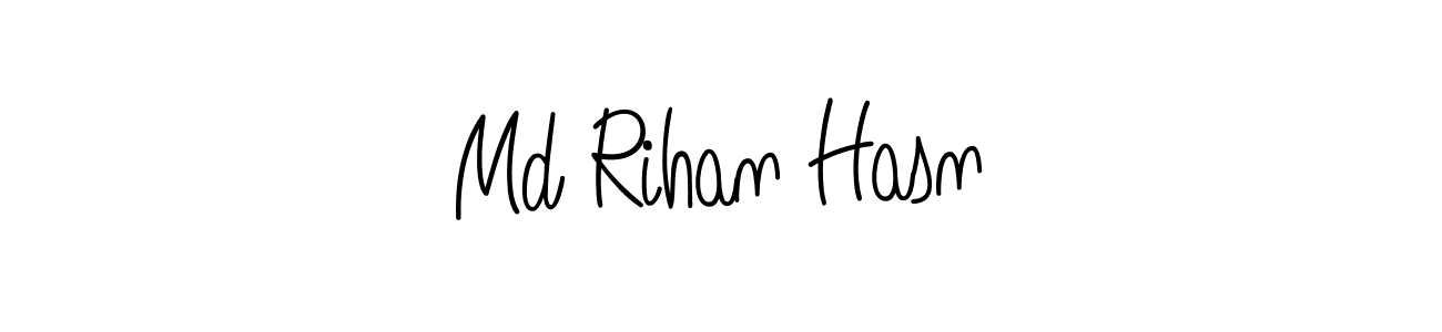 Angelique-Rose-font-FFP is a professional signature style that is perfect for those who want to add a touch of class to their signature. It is also a great choice for those who want to make their signature more unique. Get Md Rihan Hasn name to fancy signature for free. Md Rihan Hasn signature style 5 images and pictures png