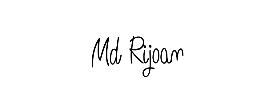 Also we have Md Rijoan name is the best signature style. Create professional handwritten signature collection using Angelique-Rose-font-FFP autograph style. Md Rijoan signature style 5 images and pictures png