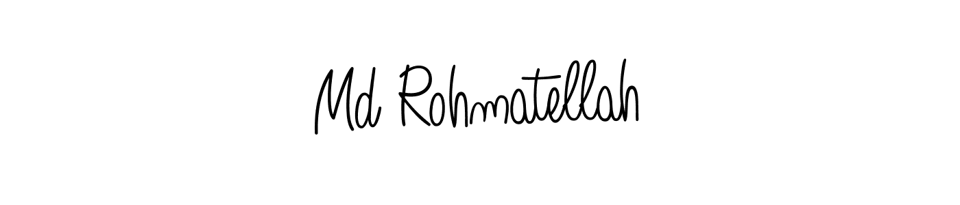 Make a beautiful signature design for name Md Rohmatellah. Use this online signature maker to create a handwritten signature for free. Md Rohmatellah signature style 5 images and pictures png