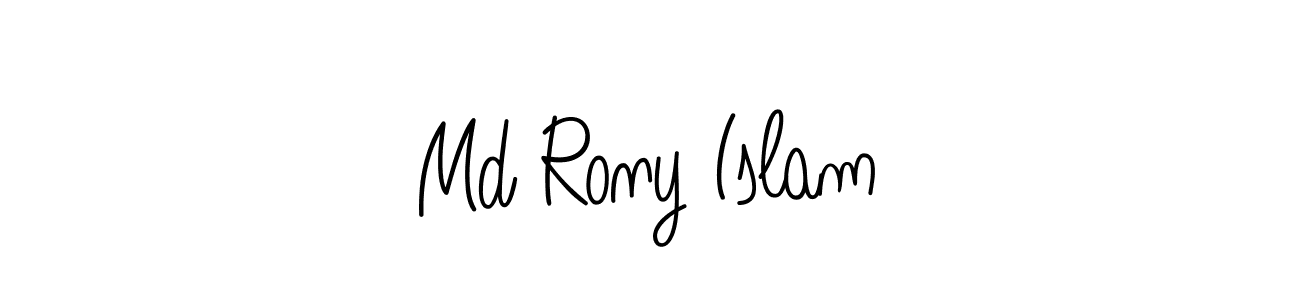 Make a beautiful signature design for name Md Rony Islam. Use this online signature maker to create a handwritten signature for free. Md Rony Islam signature style 5 images and pictures png