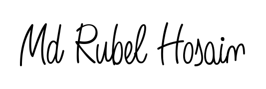 Get an exclusive digital autograph for Md Rubel Hosain. The Angelique-Rose-font-FFP typeface captures the charm of real penmanship on paper. Md Rubel Hosain signature style 5 images and pictures png