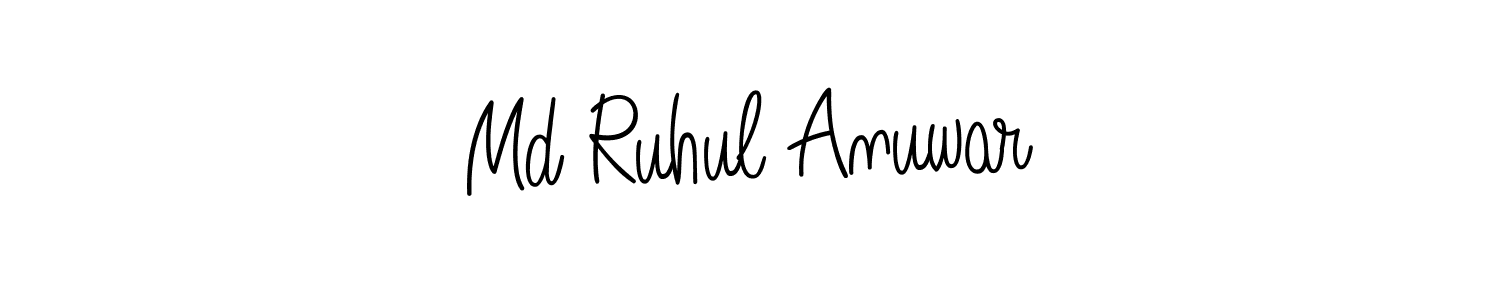 Make a beautiful signature design for name Md Ruhul Anuwar. Use this online signature maker to create a handwritten signature for free. Md Ruhul Anuwar signature style 5 images and pictures png