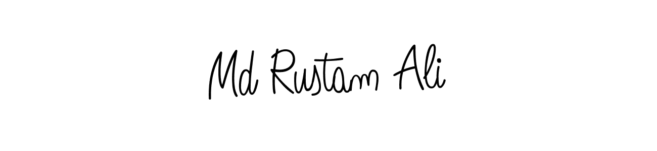 It looks lik you need a new signature style for name Md Rustam Ali. Design unique handwritten (Angelique-Rose-font-FFP) signature with our free signature maker in just a few clicks. Md Rustam Ali signature style 5 images and pictures png