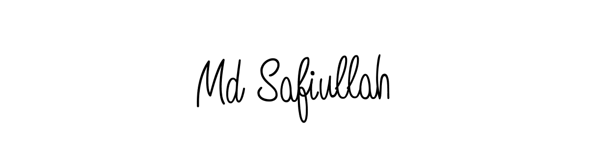 How to make Md Safiullah name signature. Use Angelique-Rose-font-FFP style for creating short signs online. This is the latest handwritten sign. Md Safiullah signature style 5 images and pictures png