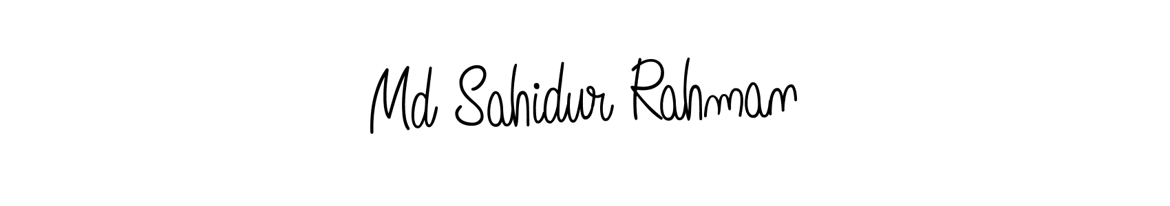 Make a beautiful signature design for name Md Sahidur Rahman. With this signature (Angelique-Rose-font-FFP) style, you can create a handwritten signature for free. Md Sahidur Rahman signature style 5 images and pictures png