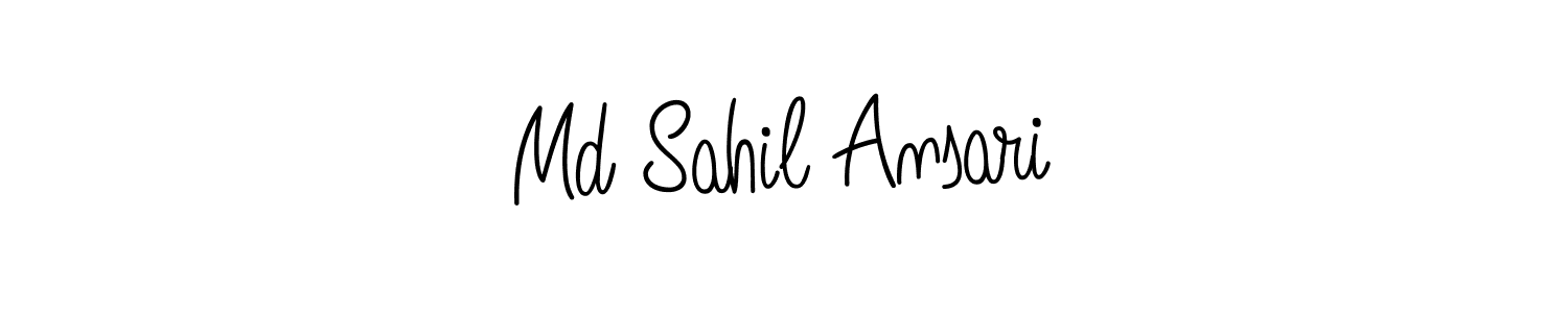Design your own signature with our free online signature maker. With this signature software, you can create a handwritten (Angelique-Rose-font-FFP) signature for name Md Sahil Ansari. Md Sahil Ansari signature style 5 images and pictures png