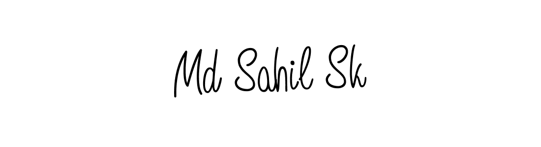 Similarly Angelique-Rose-font-FFP is the best handwritten signature design. Signature creator online .You can use it as an online autograph creator for name Md Sahil Sk. Md Sahil Sk signature style 5 images and pictures png