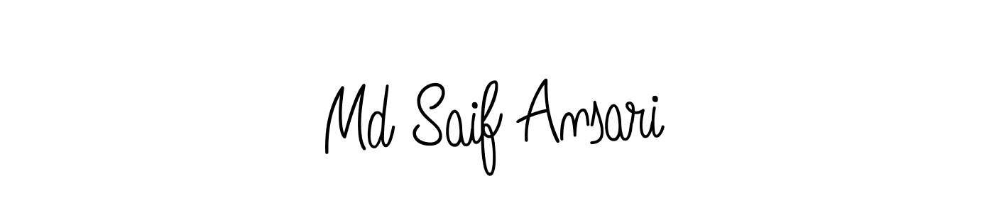 You can use this online signature creator to create a handwritten signature for the name Md Saif Ansari. This is the best online autograph maker. Md Saif Ansari signature style 5 images and pictures png