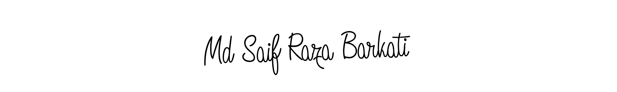 Create a beautiful signature design for name Md Saif Raza Barkati. With this signature (Angelique-Rose-font-FFP) fonts, you can make a handwritten signature for free. Md Saif Raza Barkati signature style 5 images and pictures png