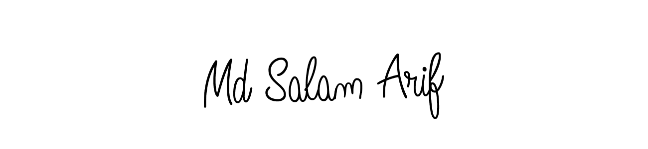 Md Salam Arif stylish signature style. Best Handwritten Sign (Angelique-Rose-font-FFP) for my name. Handwritten Signature Collection Ideas for my name Md Salam Arif. Md Salam Arif signature style 5 images and pictures png