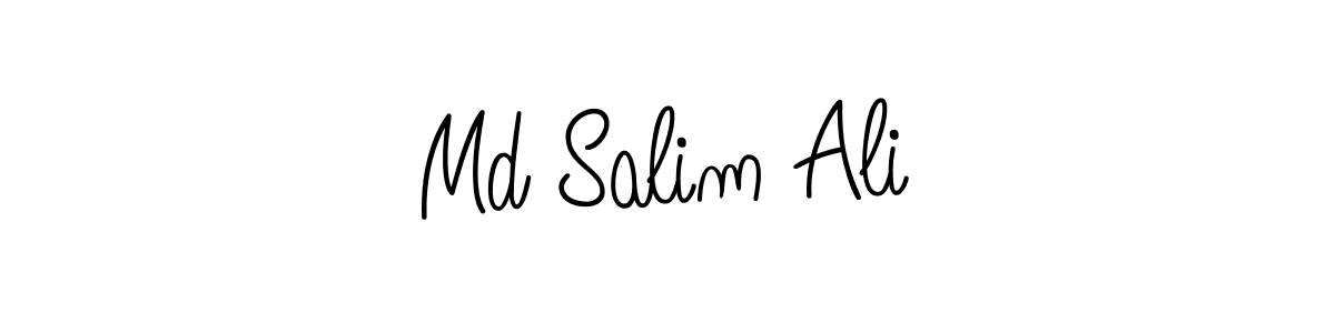 Md Salim Ali stylish signature style. Best Handwritten Sign (Angelique-Rose-font-FFP) for my name. Handwritten Signature Collection Ideas for my name Md Salim Ali. Md Salim Ali signature style 5 images and pictures png