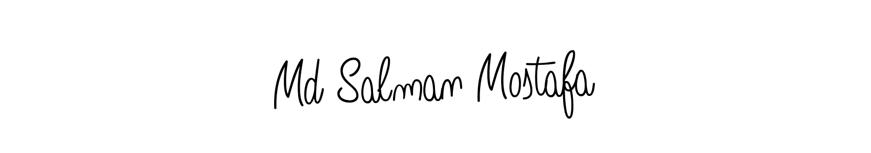 Create a beautiful signature design for name Md Salman Mostafa. With this signature (Angelique-Rose-font-FFP) fonts, you can make a handwritten signature for free. Md Salman Mostafa signature style 5 images and pictures png