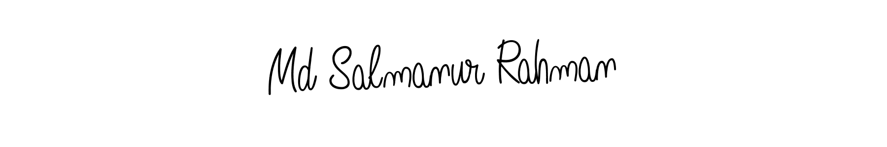 Also we have Md Salmanur Rahman name is the best signature style. Create professional handwritten signature collection using Angelique-Rose-font-FFP autograph style. Md Salmanur Rahman signature style 5 images and pictures png