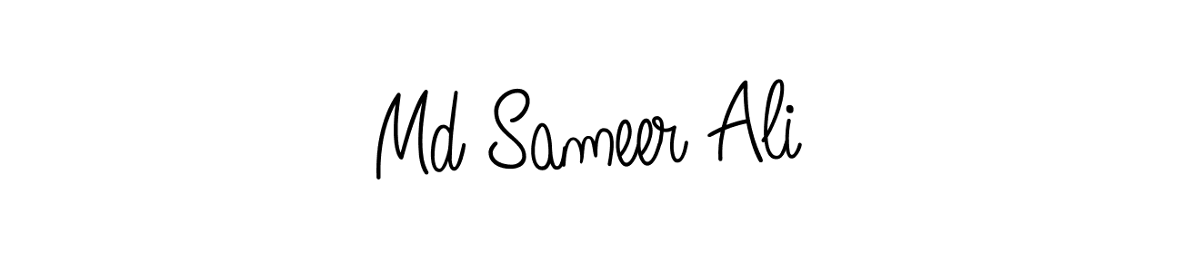 Md Sameer Ali stylish signature style. Best Handwritten Sign (Angelique-Rose-font-FFP) for my name. Handwritten Signature Collection Ideas for my name Md Sameer Ali. Md Sameer Ali signature style 5 images and pictures png