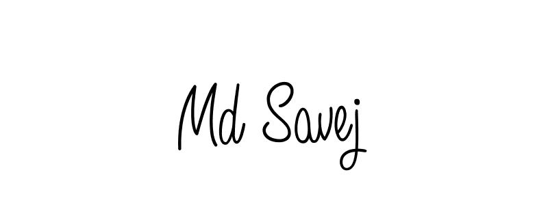 Md Savej stylish signature style. Best Handwritten Sign (Angelique-Rose-font-FFP) for my name. Handwritten Signature Collection Ideas for my name Md Savej. Md Savej signature style 5 images and pictures png