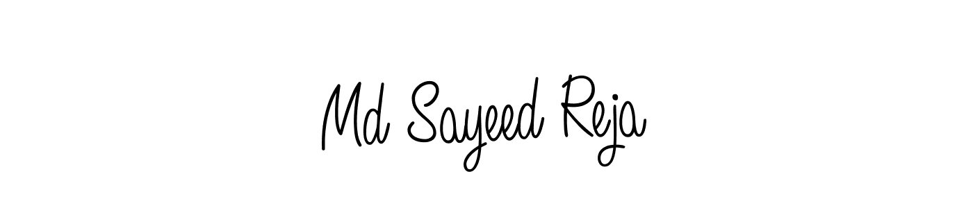 You can use this online signature creator to create a handwritten signature for the name Md Sayeed Reja. This is the best online autograph maker. Md Sayeed Reja signature style 5 images and pictures png