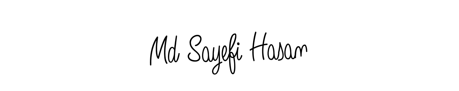 Use a signature maker to create a handwritten signature online. With this signature software, you can design (Angelique-Rose-font-FFP) your own signature for name Md Sayefi Hasan. Md Sayefi Hasan signature style 5 images and pictures png