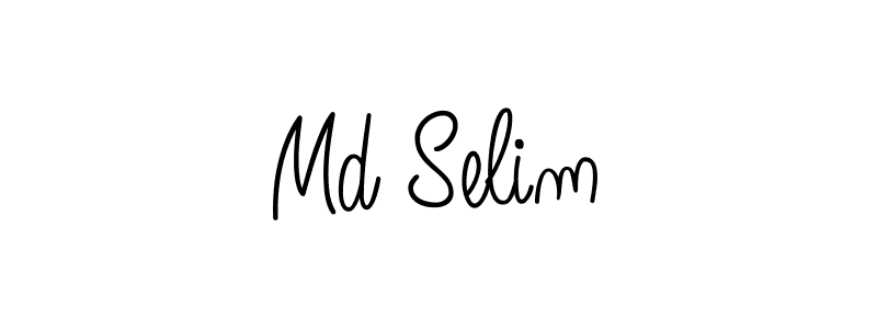 Create a beautiful signature design for name Md Selim. With this signature (Angelique-Rose-font-FFP) fonts, you can make a handwritten signature for free. Md Selim signature style 5 images and pictures png