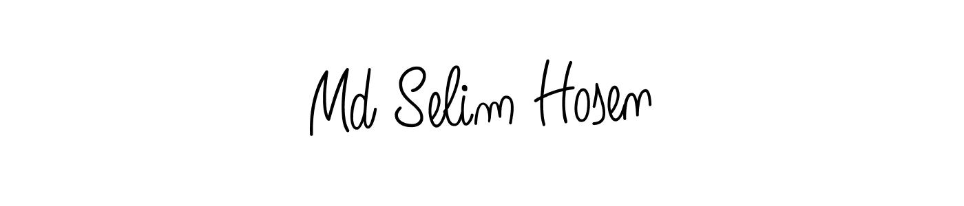 Angelique-Rose-font-FFP is a professional signature style that is perfect for those who want to add a touch of class to their signature. It is also a great choice for those who want to make their signature more unique. Get Md Selim Hosen name to fancy signature for free. Md Selim Hosen signature style 5 images and pictures png