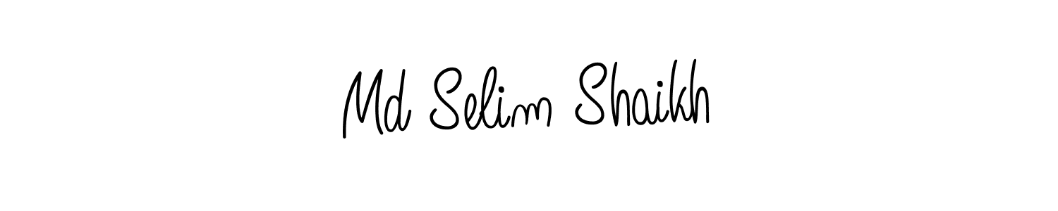 This is the best signature style for the Md Selim Shaikh name. Also you like these signature font (Angelique-Rose-font-FFP). Mix name signature. Md Selim Shaikh signature style 5 images and pictures png