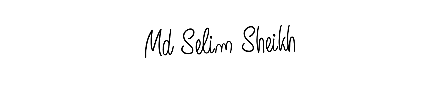 Angelique-Rose-font-FFP is a professional signature style that is perfect for those who want to add a touch of class to their signature. It is also a great choice for those who want to make their signature more unique. Get Md Selim Sheikh name to fancy signature for free. Md Selim Sheikh signature style 5 images and pictures png