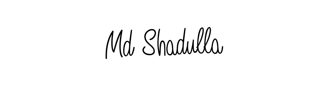 Md Shadulla stylish signature style. Best Handwritten Sign (Angelique-Rose-font-FFP) for my name. Handwritten Signature Collection Ideas for my name Md Shadulla. Md Shadulla signature style 5 images and pictures png