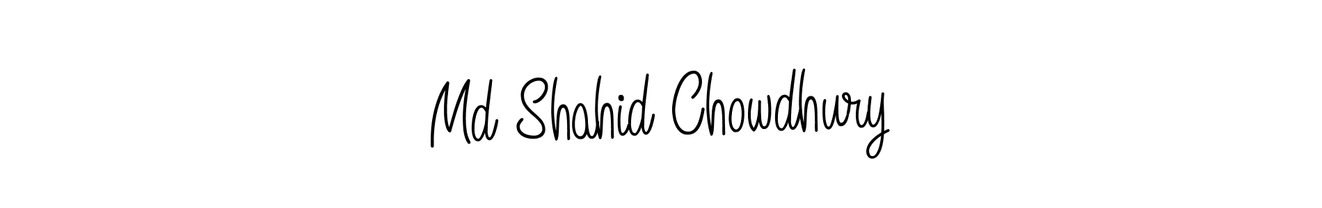 Make a short Md Shahid Chowdhury signature style. Manage your documents anywhere anytime using Angelique-Rose-font-FFP. Create and add eSignatures, submit forms, share and send files easily. Md Shahid Chowdhury signature style 5 images and pictures png
