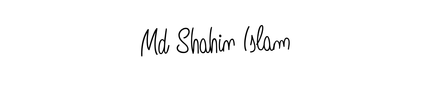 Make a beautiful signature design for name Md Shahin Islam. With this signature (Angelique-Rose-font-FFP) style, you can create a handwritten signature for free. Md Shahin Islam signature style 5 images and pictures png