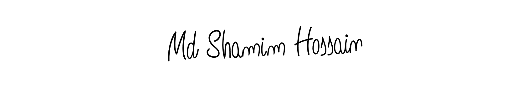 How to make Md Shamim Hossain name signature. Use Angelique-Rose-font-FFP style for creating short signs online. This is the latest handwritten sign. Md Shamim Hossain signature style 5 images and pictures png