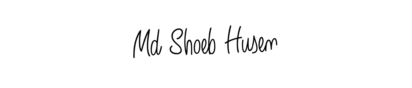 Make a beautiful signature design for name Md Shoeb Husen. With this signature (Angelique-Rose-font-FFP) style, you can create a handwritten signature for free. Md Shoeb Husen signature style 5 images and pictures png