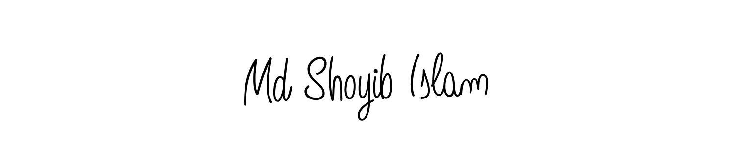 Design your own signature with our free online signature maker. With this signature software, you can create a handwritten (Angelique-Rose-font-FFP) signature for name Md Shoyib Islam. Md Shoyib Islam signature style 5 images and pictures png