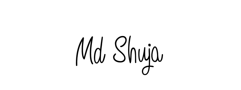 How to make Md Shuja name signature. Use Angelique-Rose-font-FFP style for creating short signs online. This is the latest handwritten sign. Md Shuja signature style 5 images and pictures png