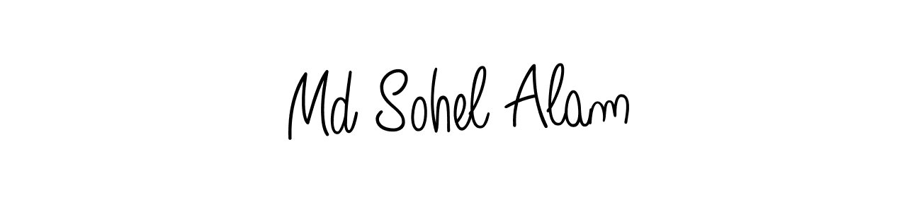 Use a signature maker to create a handwritten signature online. With this signature software, you can design (Angelique-Rose-font-FFP) your own signature for name Md Sohel Alam. Md Sohel Alam signature style 5 images and pictures png