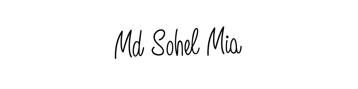 Also we have Md Sohel Mia name is the best signature style. Create professional handwritten signature collection using Angelique-Rose-font-FFP autograph style. Md Sohel Mia signature style 5 images and pictures png