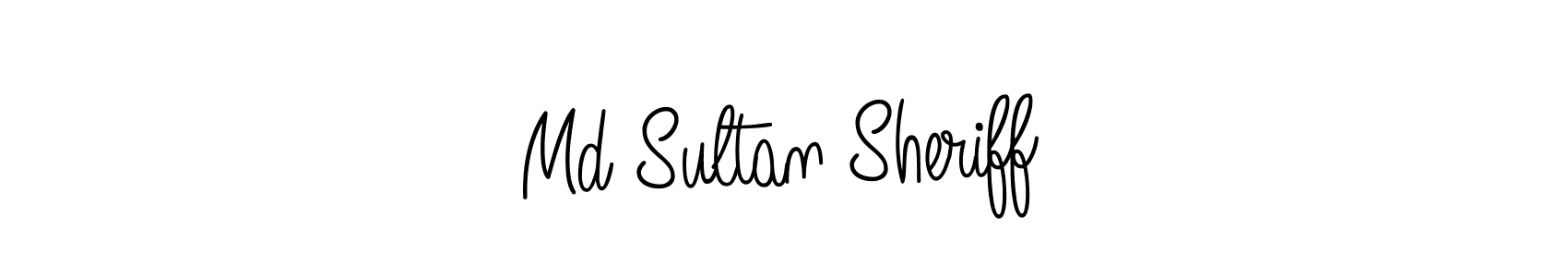 Use a signature maker to create a handwritten signature online. With this signature software, you can design (Angelique-Rose-font-FFP) your own signature for name Md Sultan Sheriff. Md Sultan Sheriff signature style 5 images and pictures png