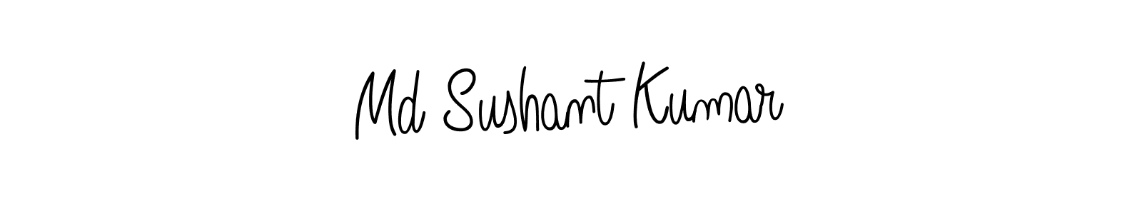 Create a beautiful signature design for name Md Sushant Kumar. With this signature (Angelique-Rose-font-FFP) fonts, you can make a handwritten signature for free. Md Sushant Kumar signature style 5 images and pictures png