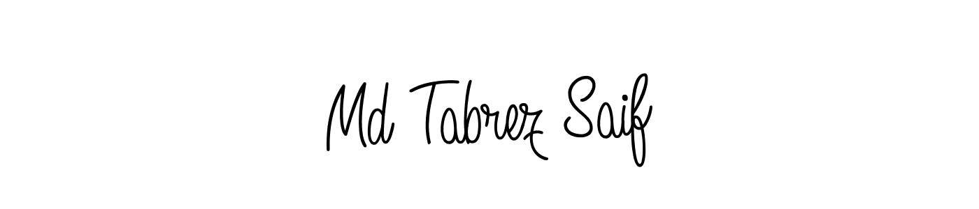 How to Draw Md Tabrez Saif signature style? Angelique-Rose-font-FFP is a latest design signature styles for name Md Tabrez Saif. Md Tabrez Saif signature style 5 images and pictures png